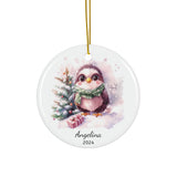 Personalized Baby Eagle Holiday Ornament