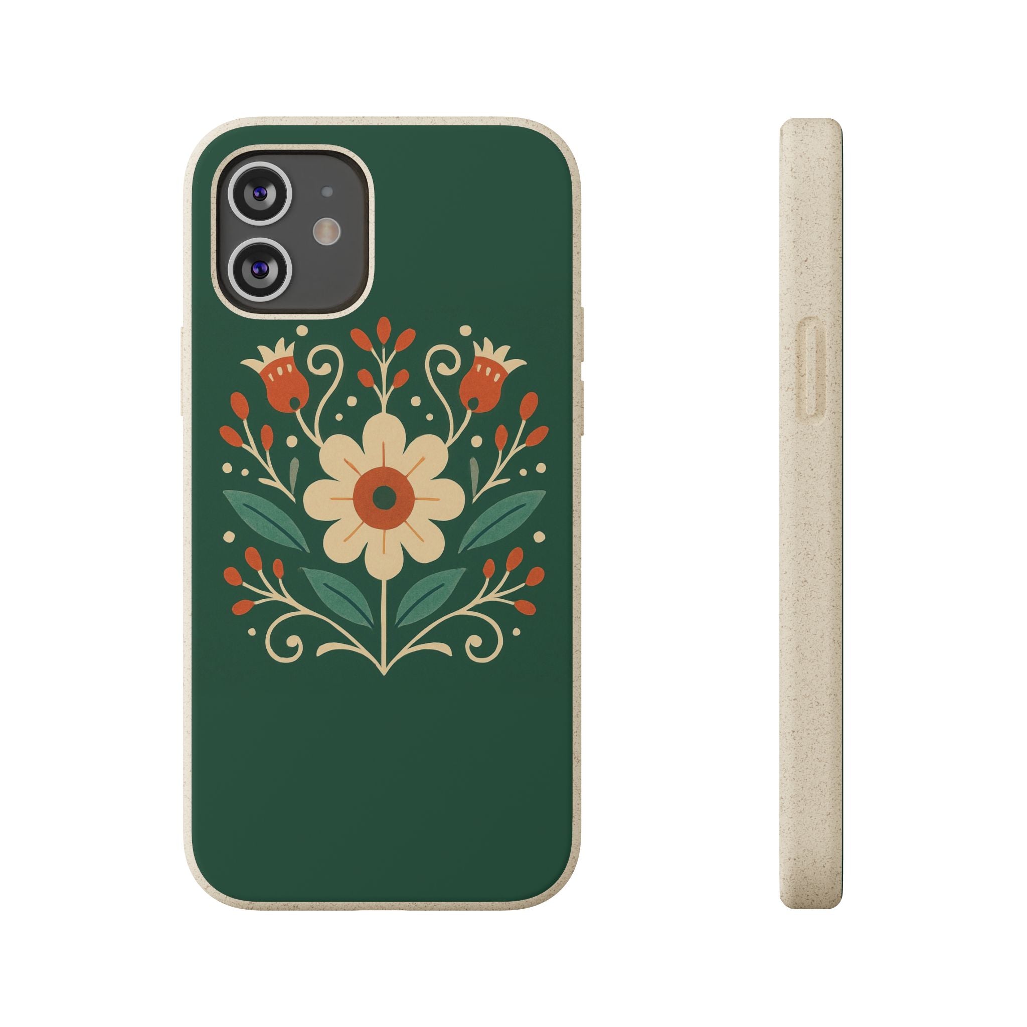 Floral Biodegradable iPhone Cases