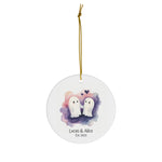 Personalized 'Forever My Boo!' Ghost Couple Halloween Ornament