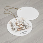 Personalized Baby Eagle Christmas Ornament