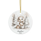 Personalized Baby Eagle Christmas Ornament