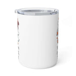 Cute Ghost Fall Autumn Insulated Mug With Lid, 10oz