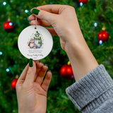 Personalized Owl New Family Of Three Ornament