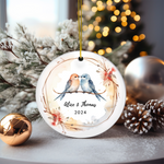 Personalized Sweet Little Birds Ornament