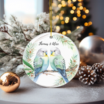 Personalized Budgerigar Parakeet Parrots Ornament