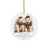 Personalized Parents Polar Bear Ornament