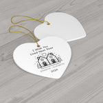Personalized 'I Wish You Lived Next Door' Long Distance Ornament