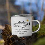 Personalized Anniversary Adventure Camping Mug, 12oz