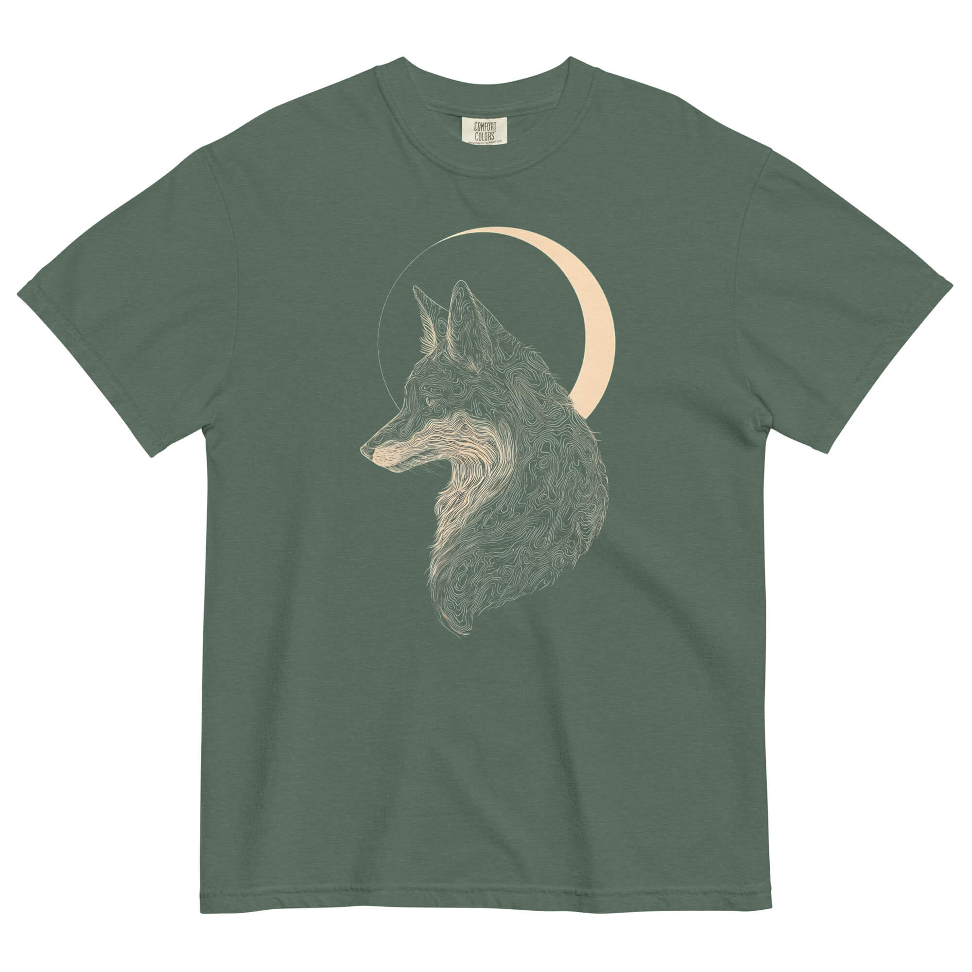 Celestial Fox & Crescent Moon T-Shirt