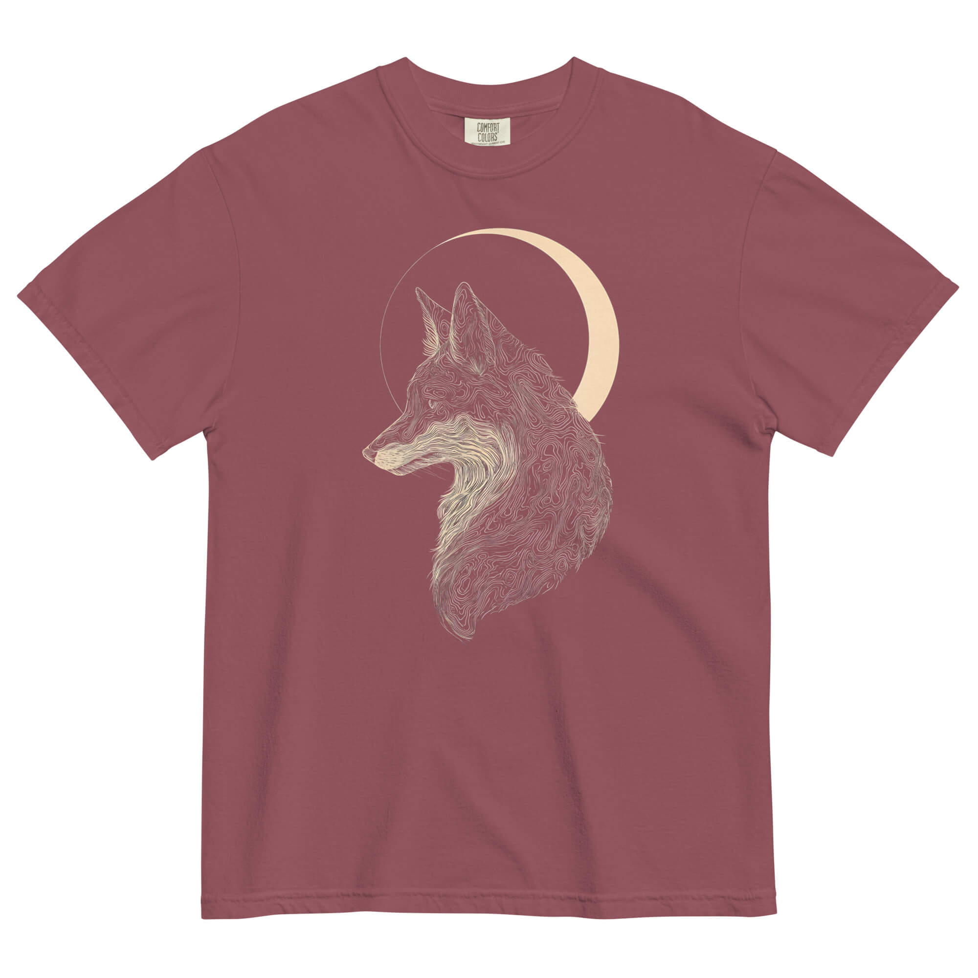 Celestial Fox & Crescent Moon T-Shirt