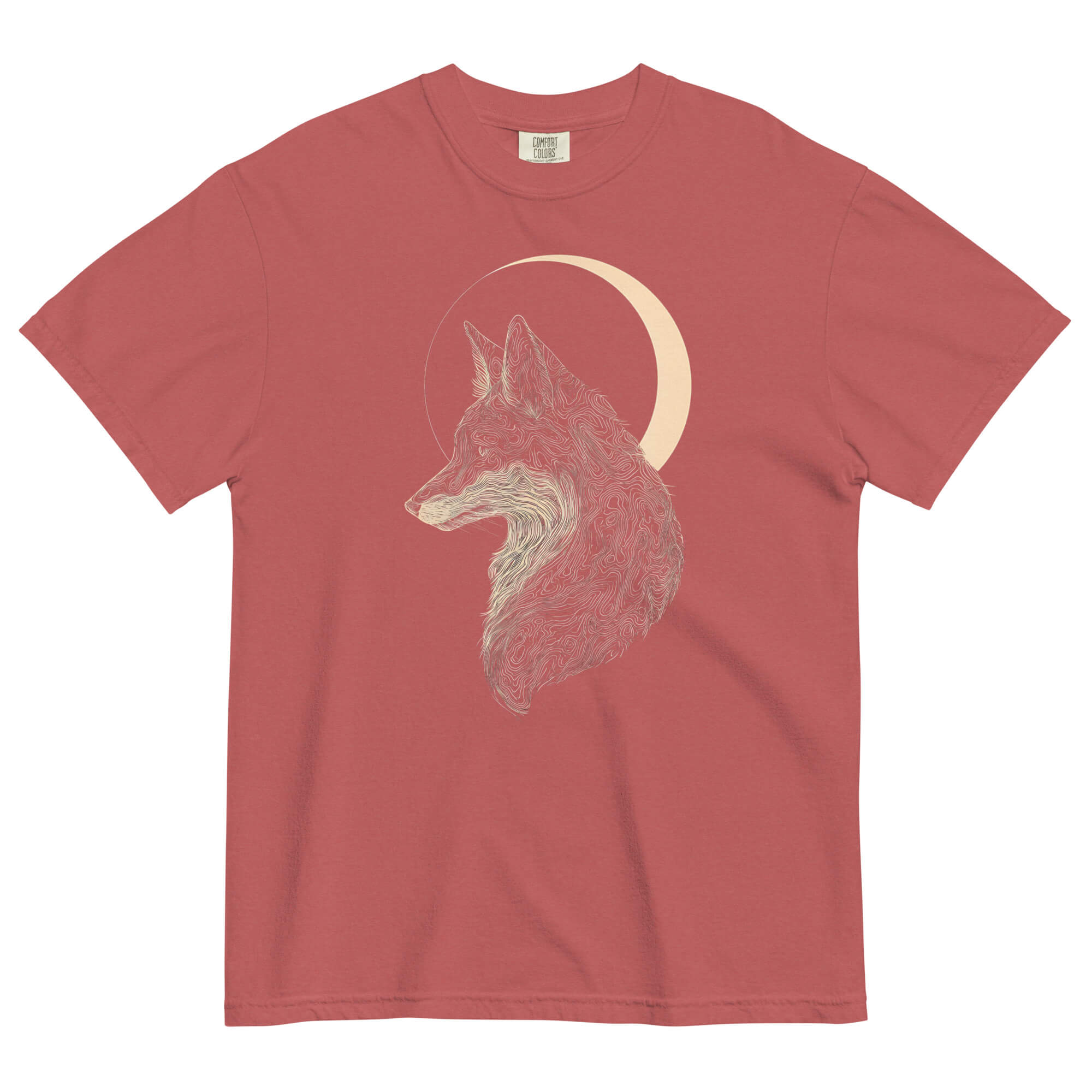 Celestial Fox & Crescent Moon T-Shirt
