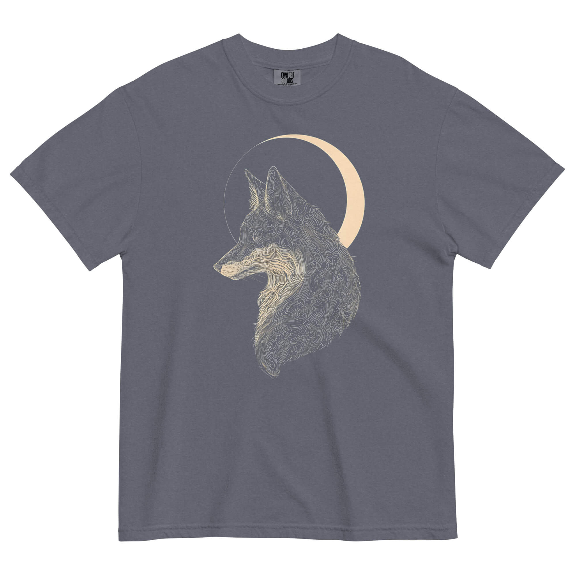 Celestial Fox & Crescent Moon T-Shirt