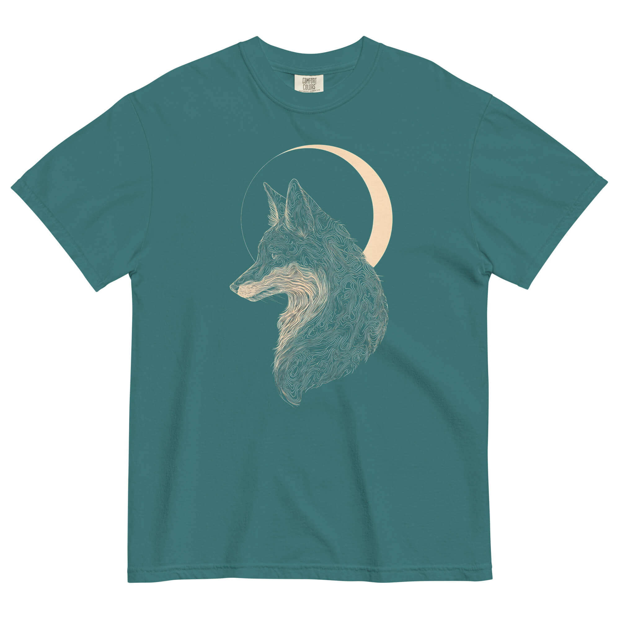 Celestial Fox & Crescent Moon T-Shirt