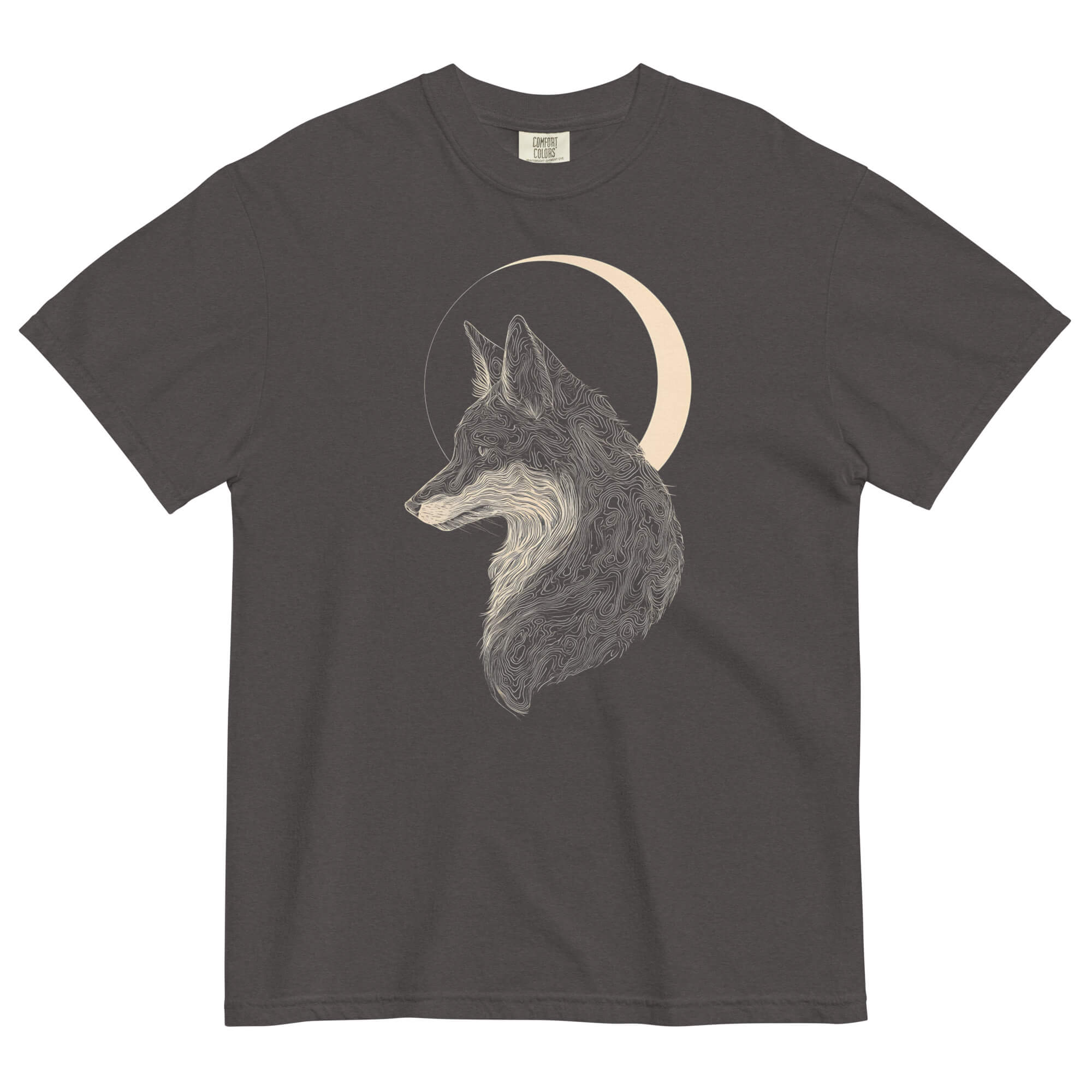 Celestial Fox & Crescent Moon T-Shirt