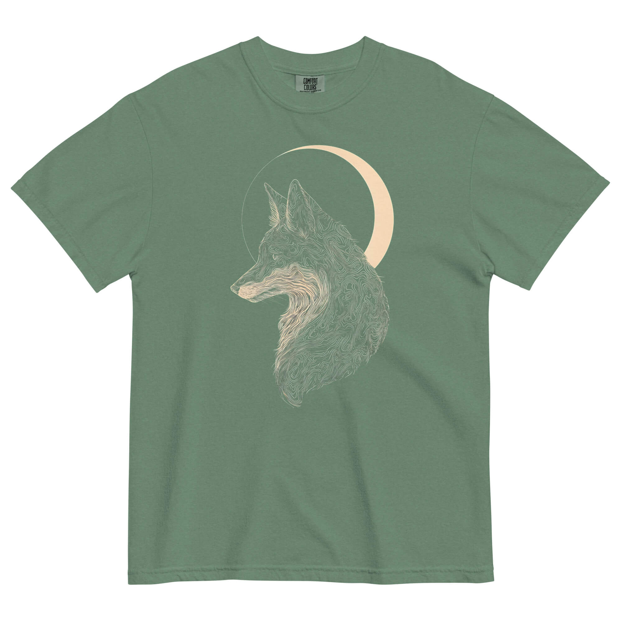 Celestial Fox & Crescent Moon T-Shirt