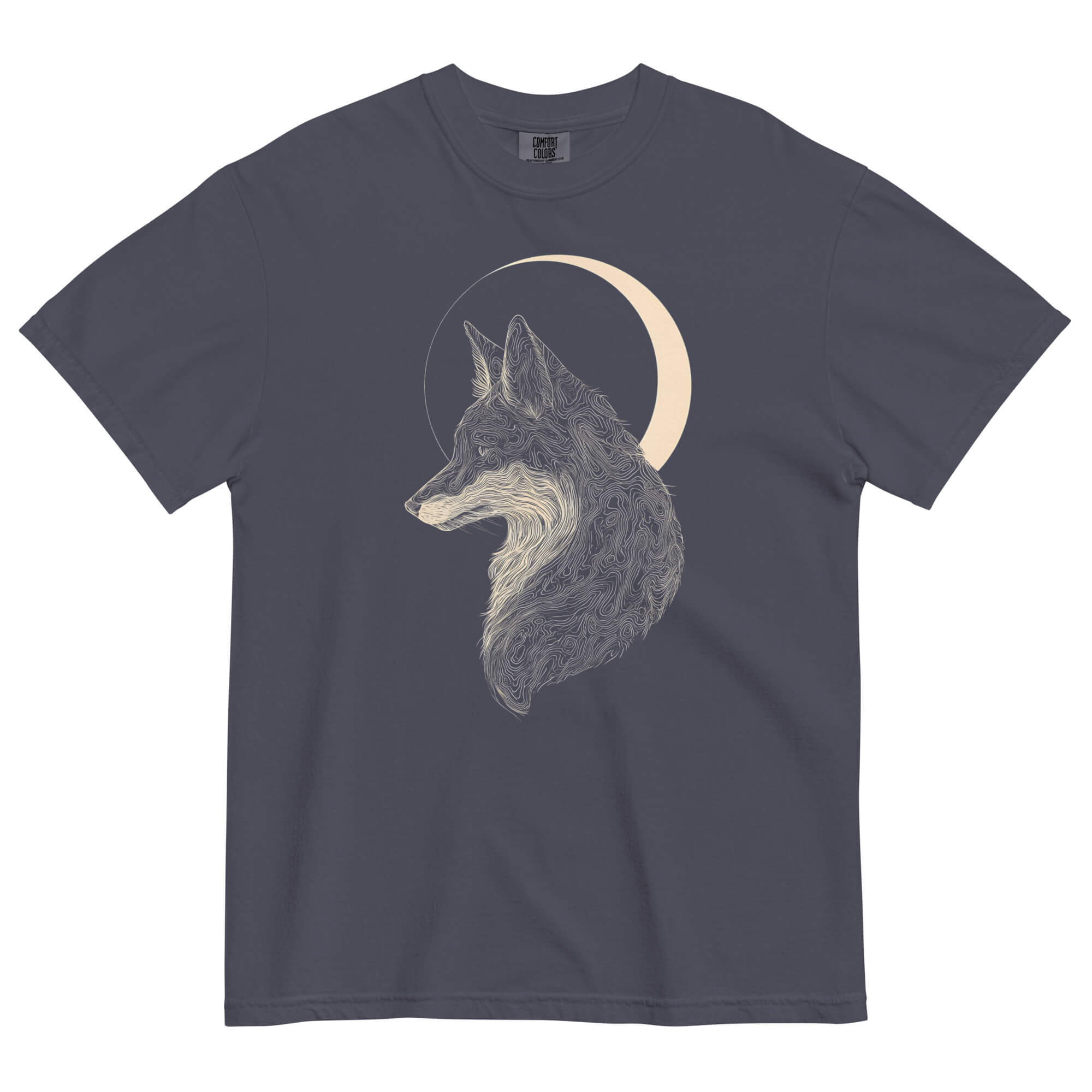 Celestial Fox & Crescent Moon T-Shirt