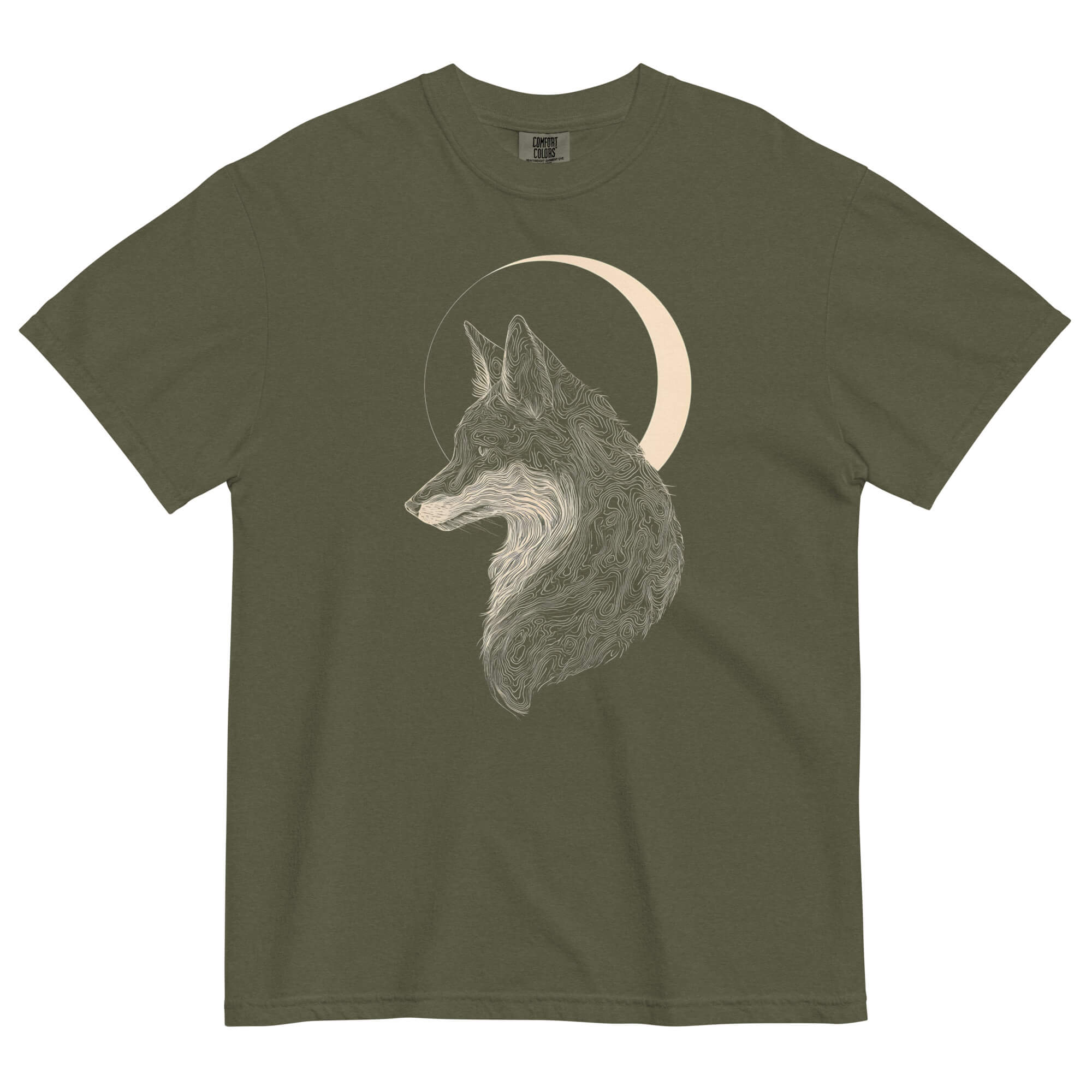 Celestial Fox & Crescent Moon T-Shirt