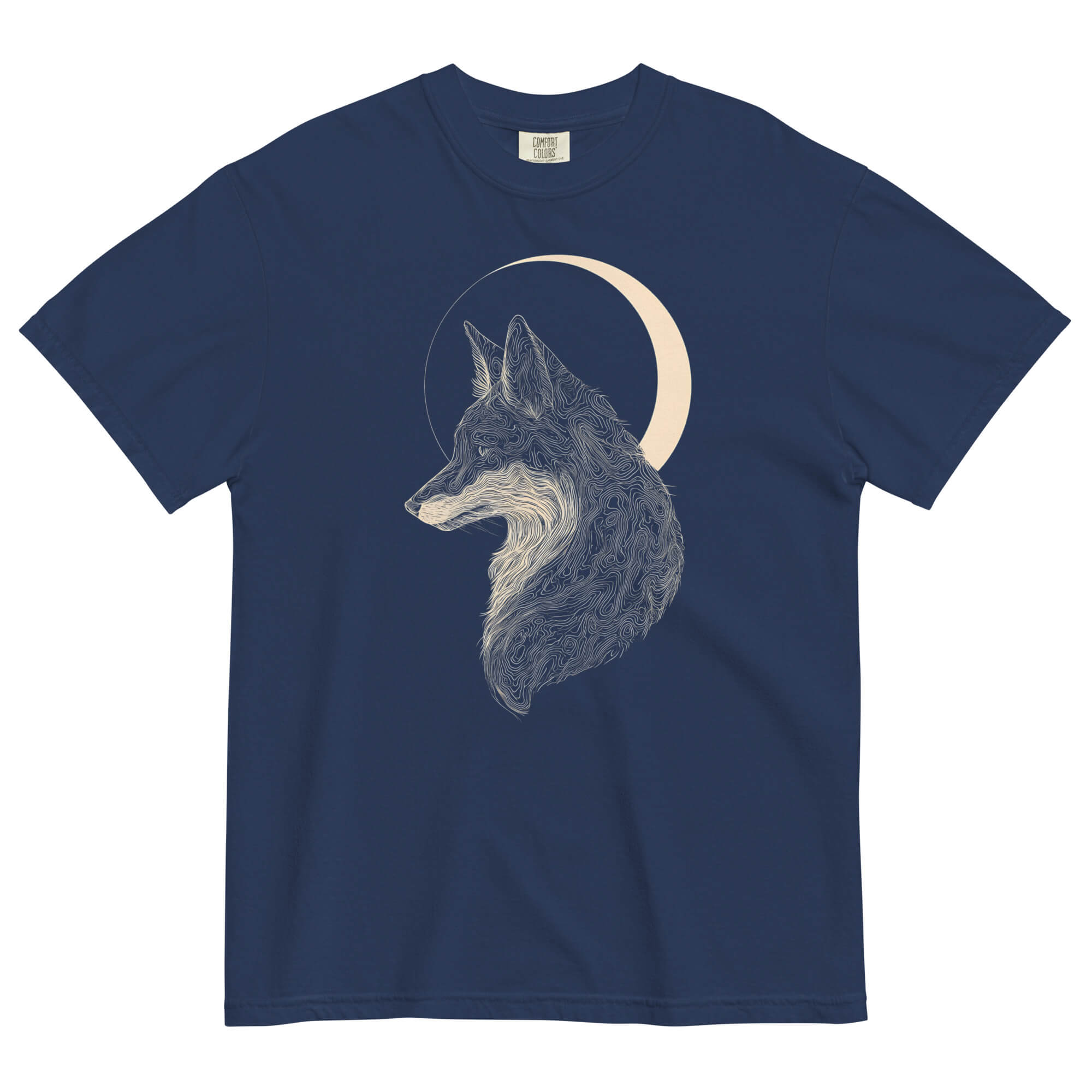 Celestial Fox & Crescent Moon T-Shirt