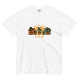 The Plant Club houseplants design on a White garment-dyed cotton t-shirt