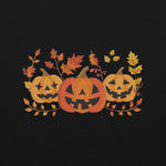 Jack-O-Lanterns & Fall Autumn Leaves Regular Unisex Hoodie