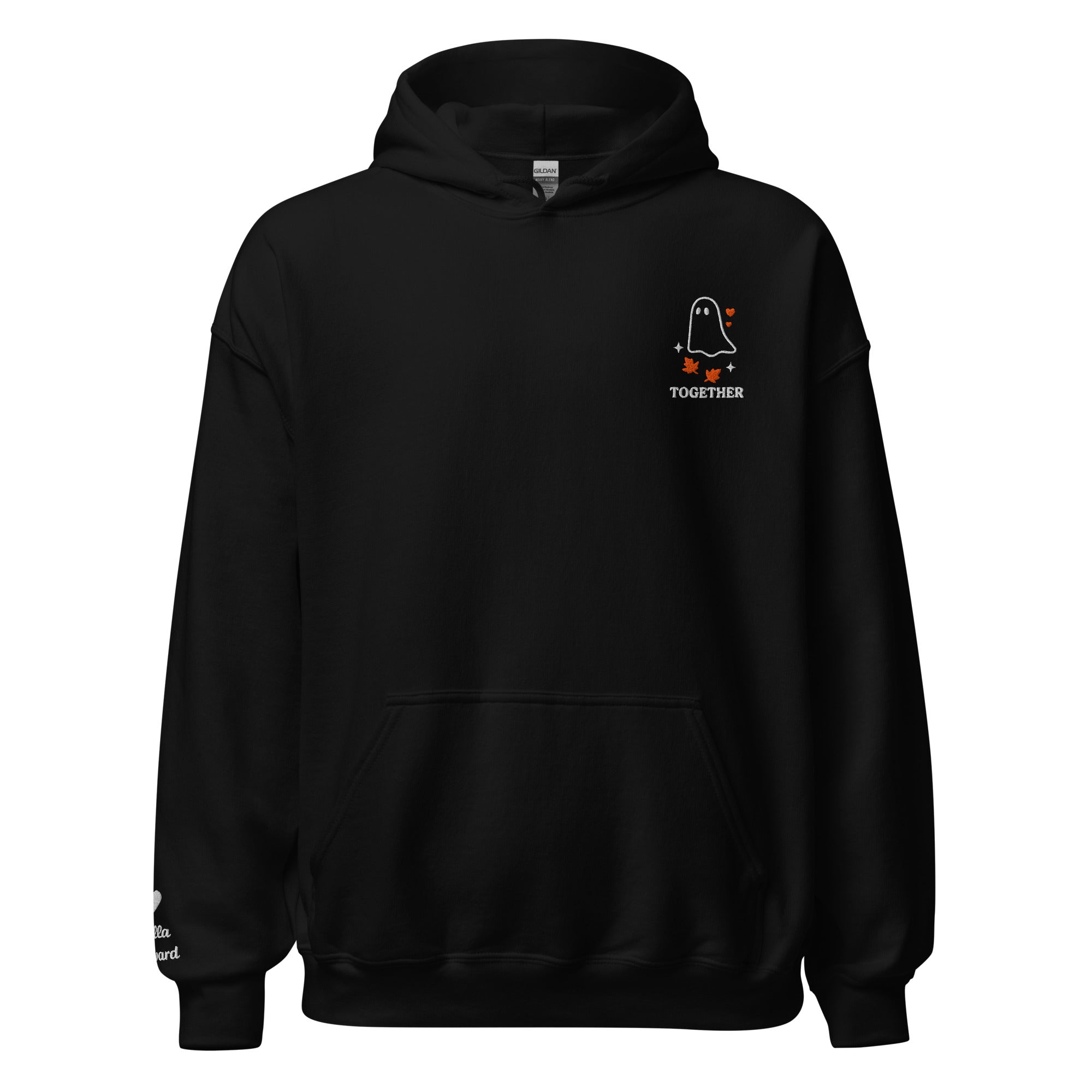 We Haunt Together Matching Hoodies – Personalized Embroidered Hoodie, Halloween Couples or Friend Gift