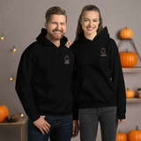 We Haunt Together Matching Hoodies – Personalized Embroidered Hoodie, Halloween Couples or Friend Gift