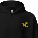 Dragon Hoodie – Personalized Embroidered Hoodie, Medieval Fantasy Gift for Him or Her
