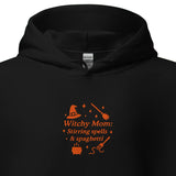 Witchy Mom Hoodie – Personalized Embroidered Hoodie, Funny Halloween Gift