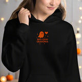 Boo Crew Grandma Hoodie – Personalized Embroidered Hoodie, Halloween Family Gift