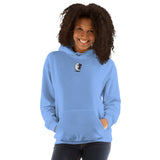 Ghost & Black Cat Hoodie – Graphic Printed Sweatshirt, Halloween Gift