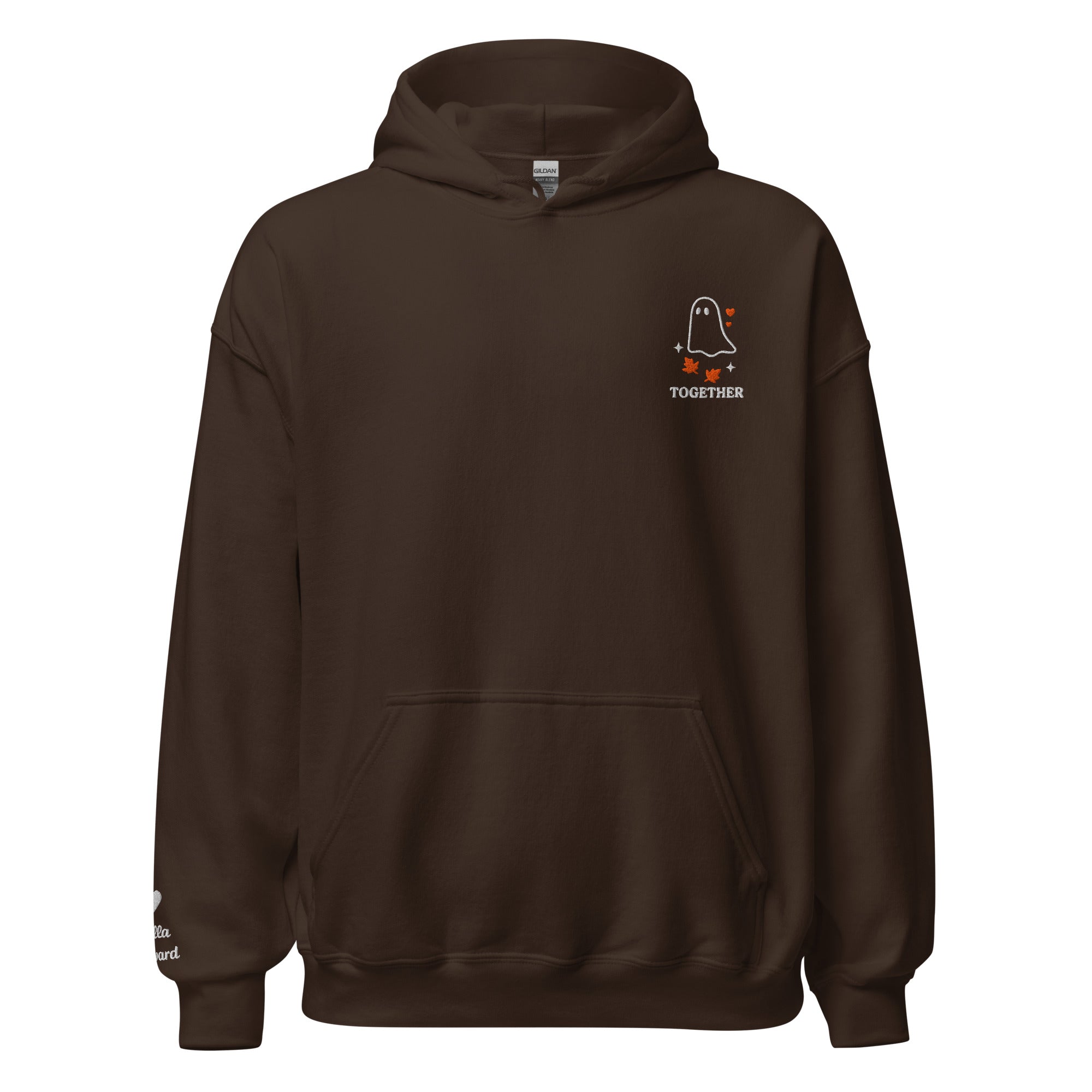We Haunt Together Matching Hoodies – Personalized Embroidered Hoodie, Halloween Couples or Friend Gift