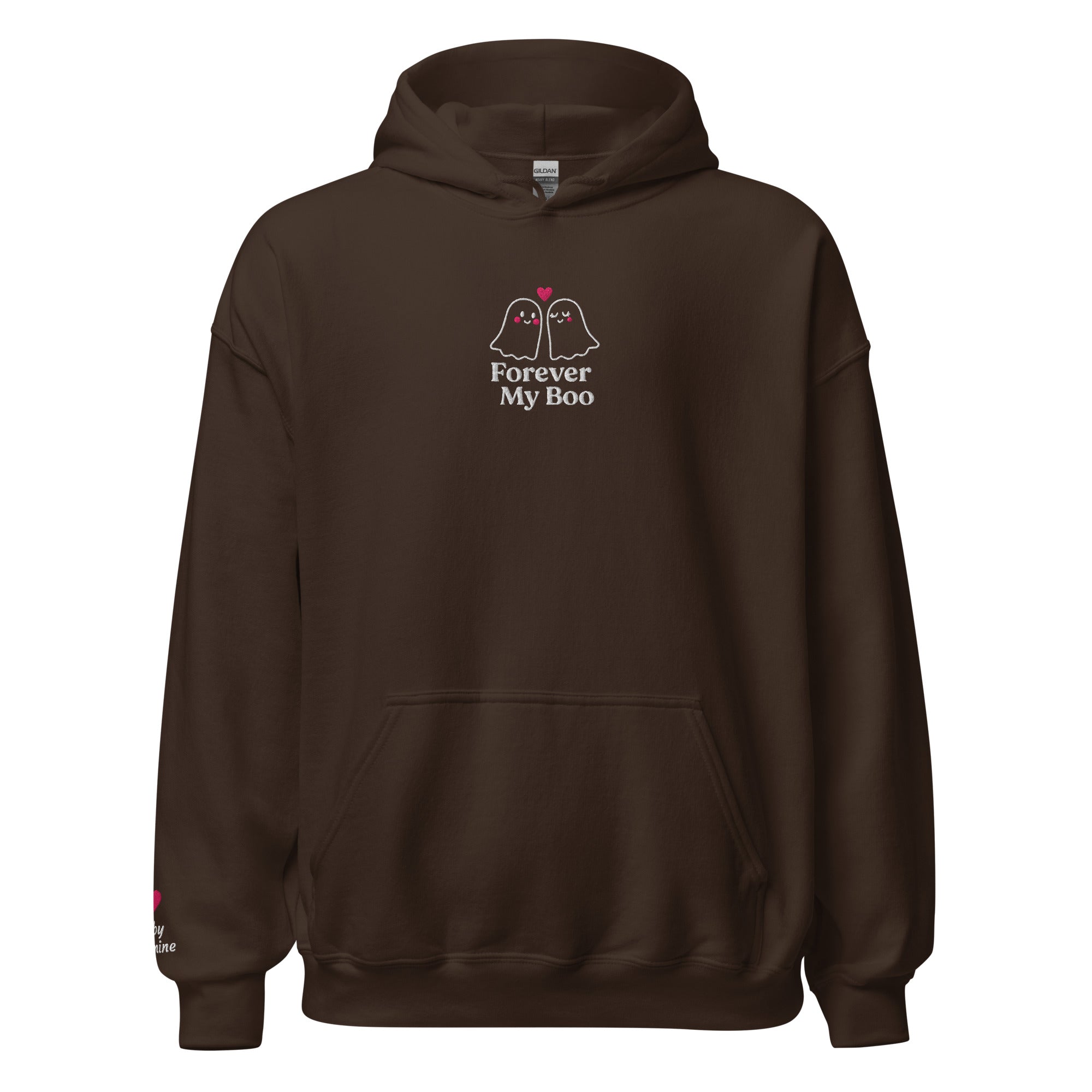 Forever My Boo Hoodie – Personalized Embroidered Hoodie, Halloween Couples Gift