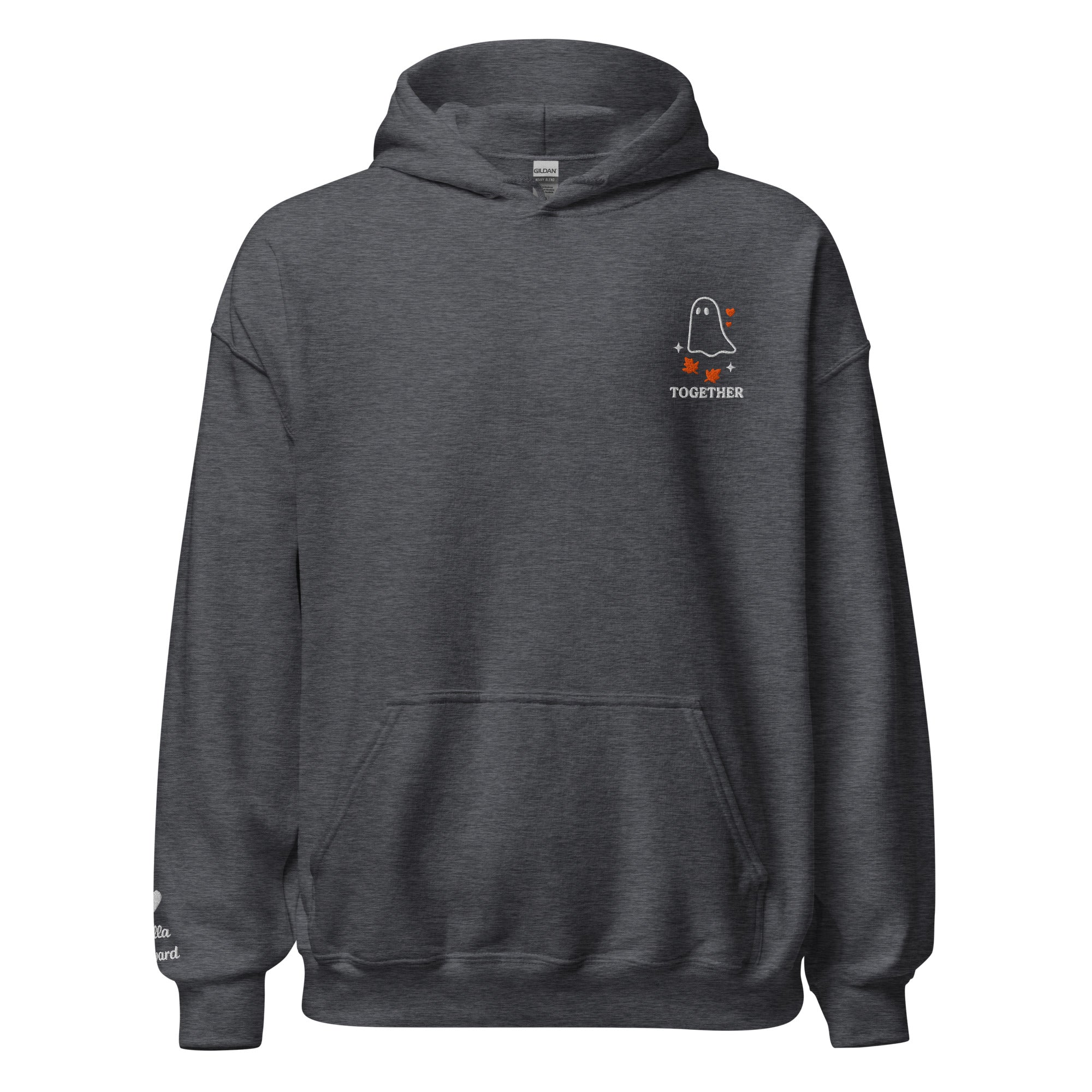 We Haunt Together Matching Hoodies – Personalized Embroidered Hoodie, Halloween Couples or Friend Gift