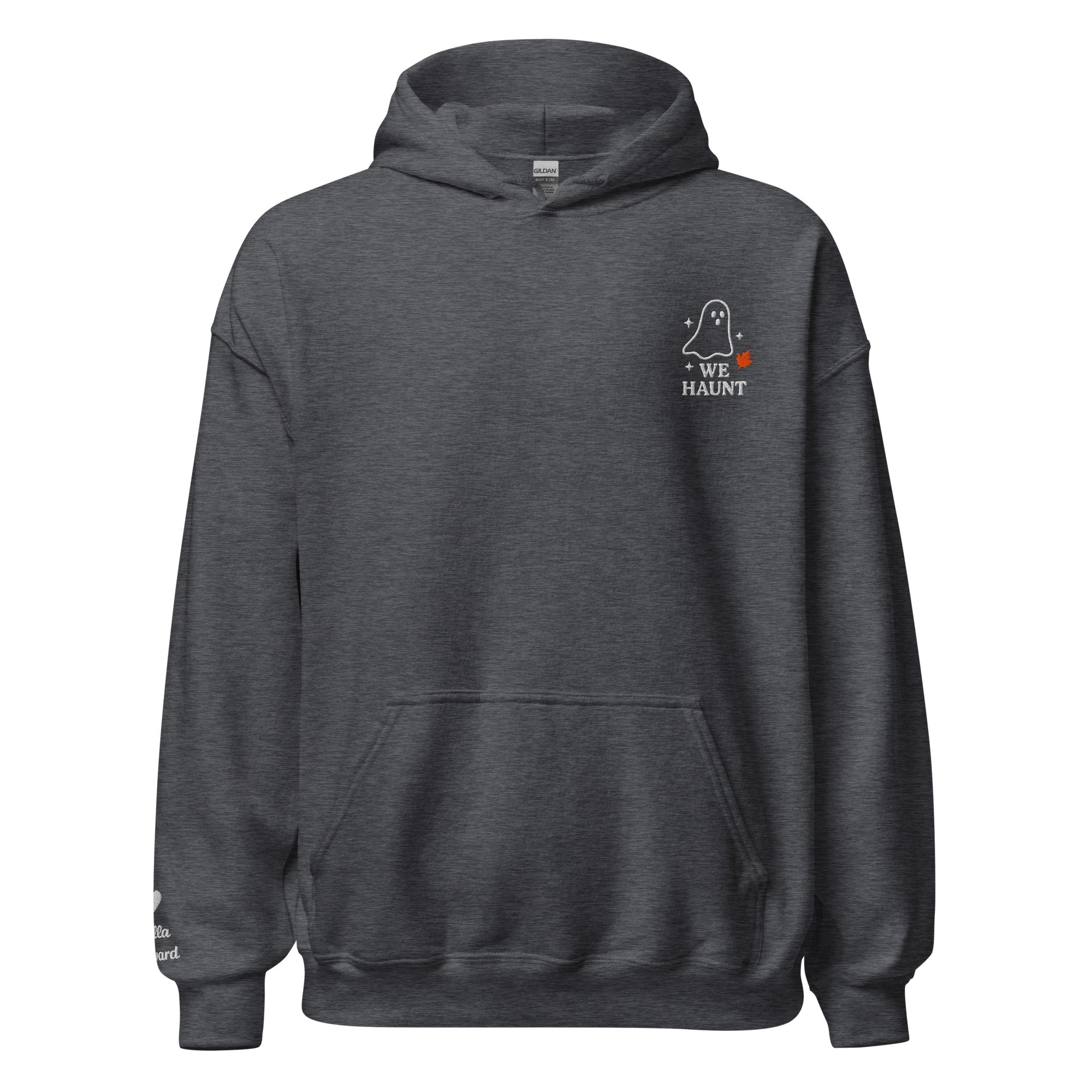 We Haunt Together Matching Hoodies – Personalized Embroidered Hoodie, Halloween Couples or Friend Gift