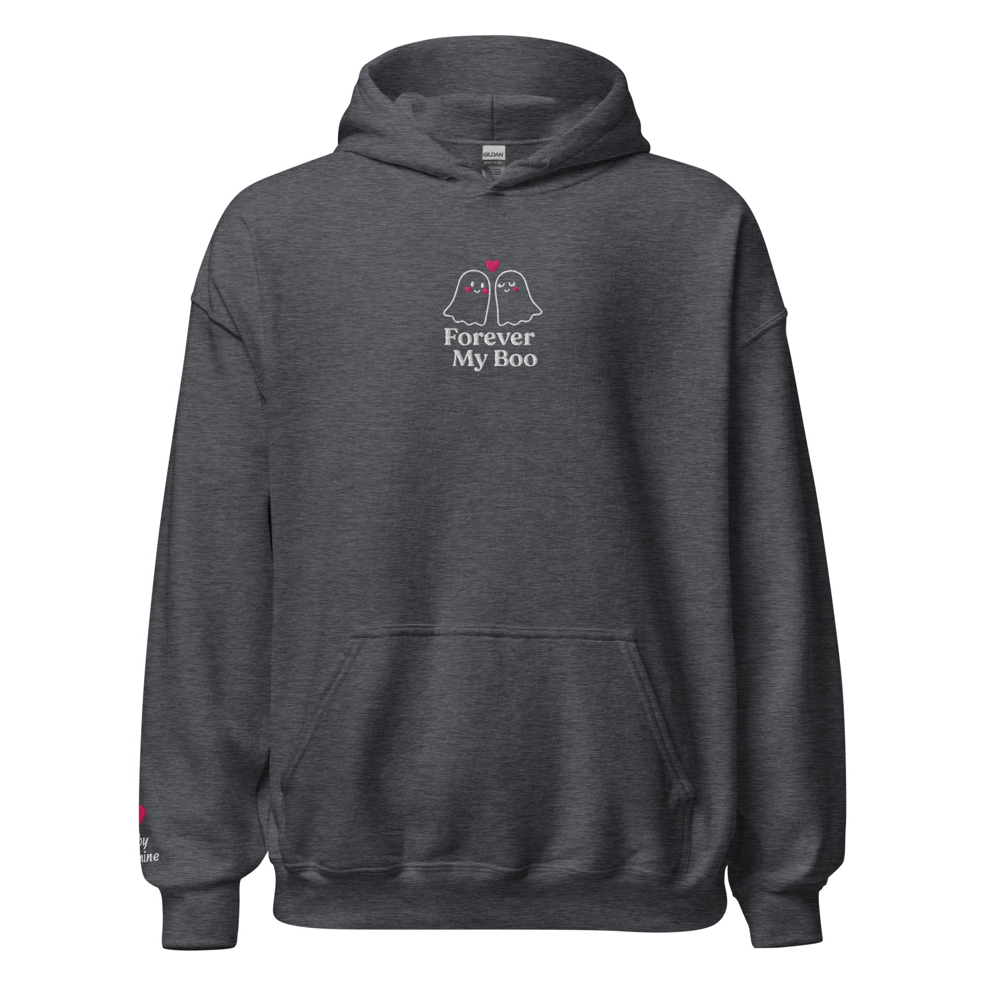 Forever My Boo Hoodie – Personalized Embroidered Hoodie, Halloween Couples Gift