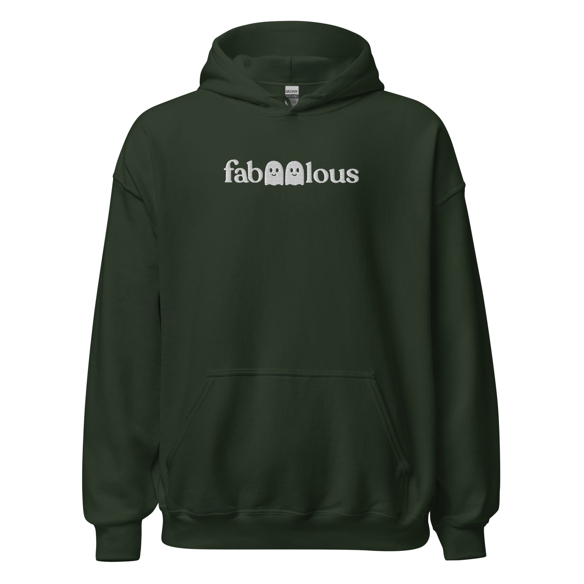 FaBOOlous Ghosts Hoodie - Halloween Personalized Embroidered Hoodie, Spooky Gift