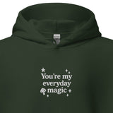Everyday Magic Mushroom Hoodie – Personalized Embroidered Sweatshirt, Couples or Family Gift