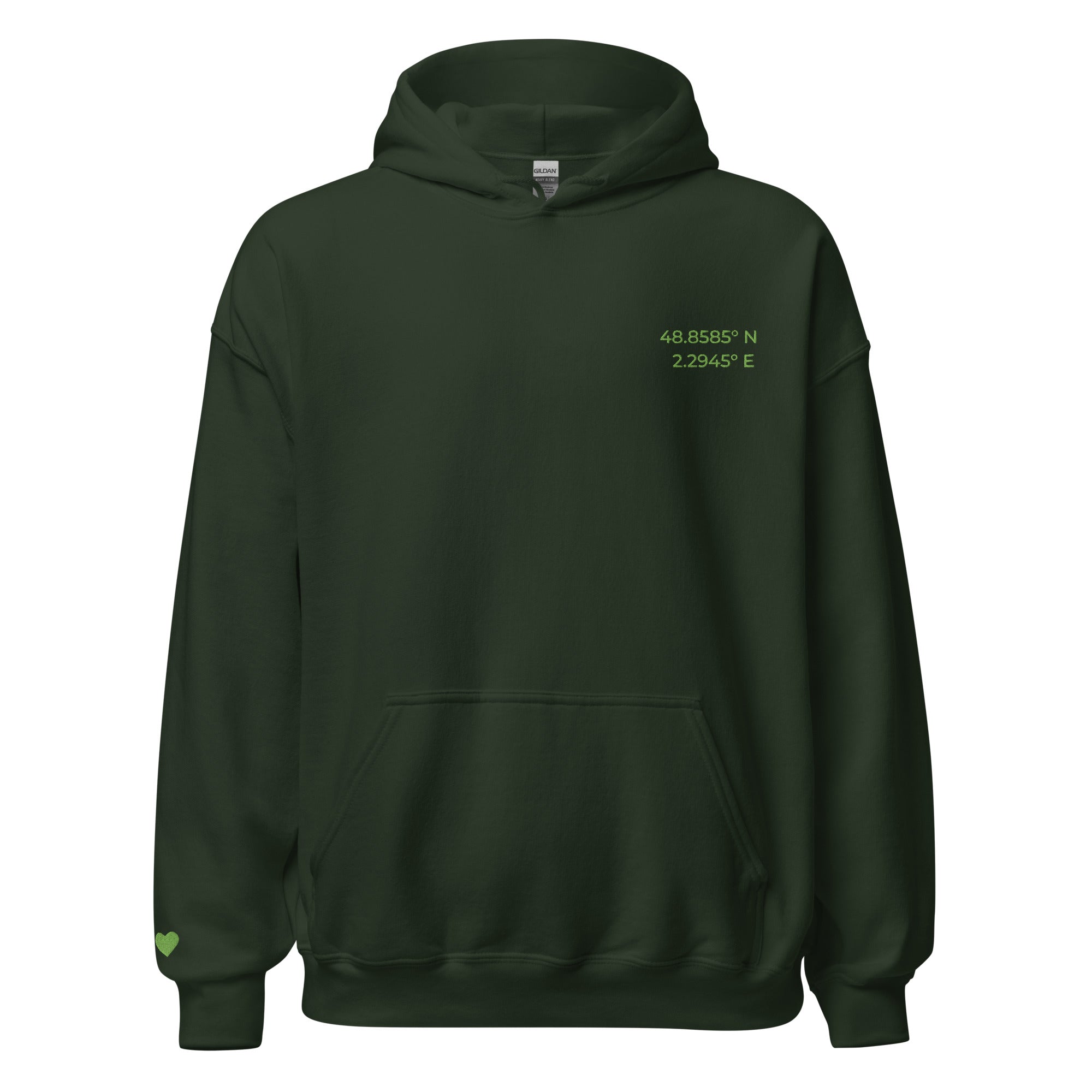Coordinates Unisex Hoodie