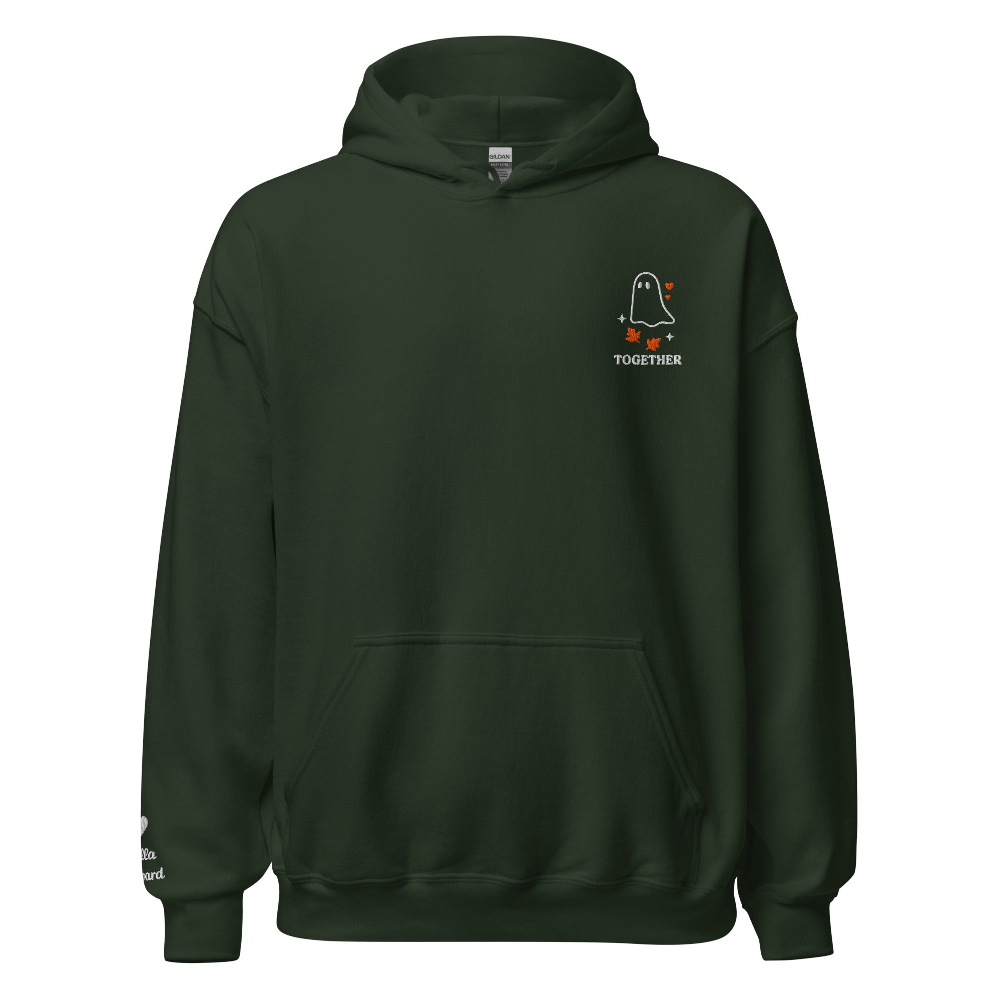 We Haunt Together Matching Hoodies – Personalized Embroidered Hoodie, Halloween Couples or Friend Gift