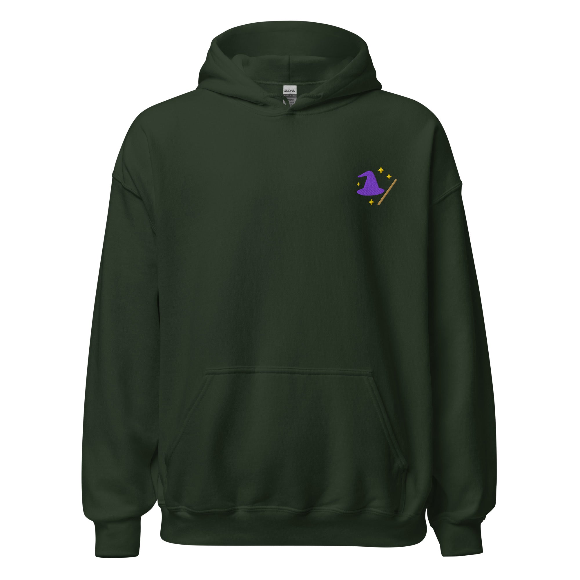 Witch Hat Hoodie – Personalized Embroidered Hoodie, Halloween or Fantasy Gift