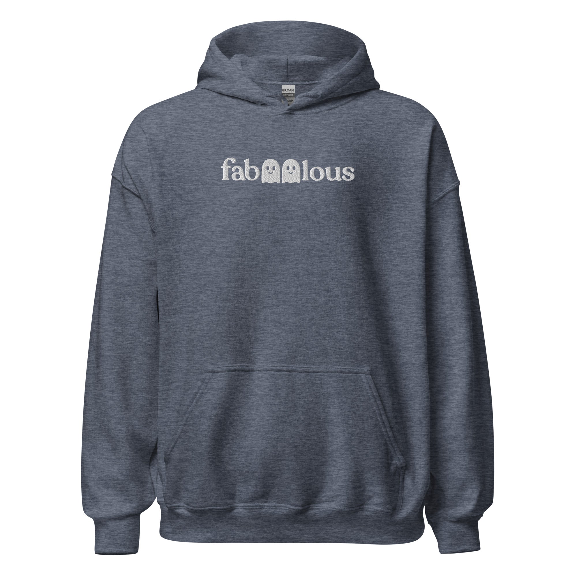 FaBOOlous Ghosts Hoodie - Halloween Personalized Embroidered Hoodie, Spooky Gift