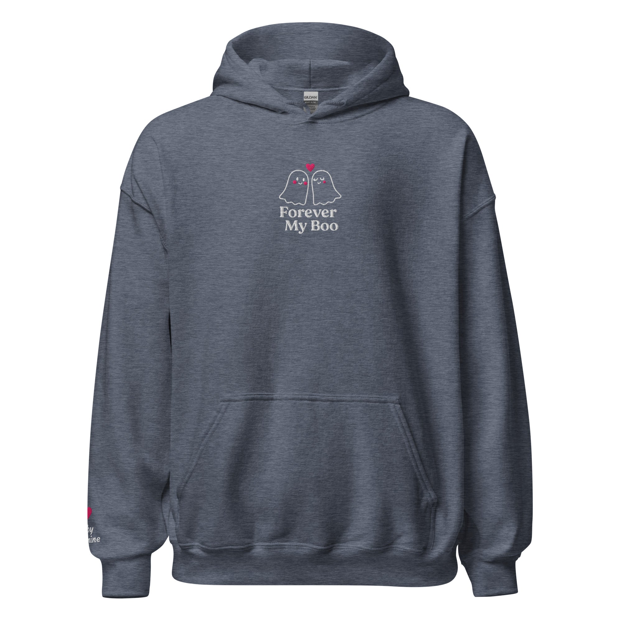 Forever My Boo Hoodie – Personalized Embroidered Hoodie, Halloween Couples Gift