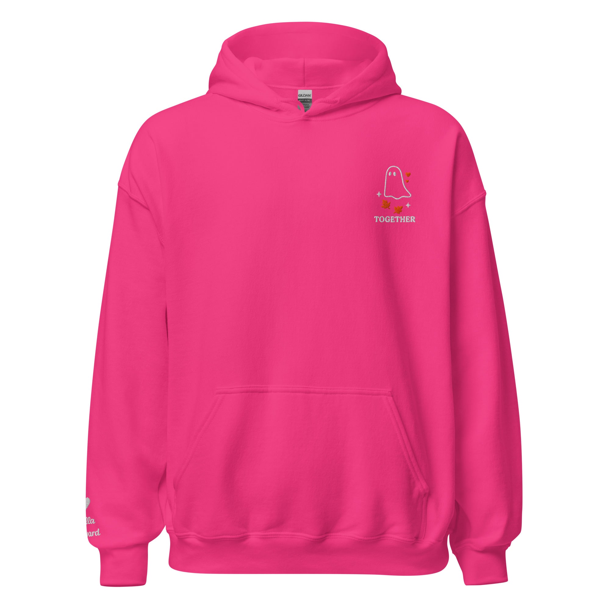 We Haunt Together Matching Hoodies – Personalized Embroidered Hoodie, Halloween Couples or Friend Gift