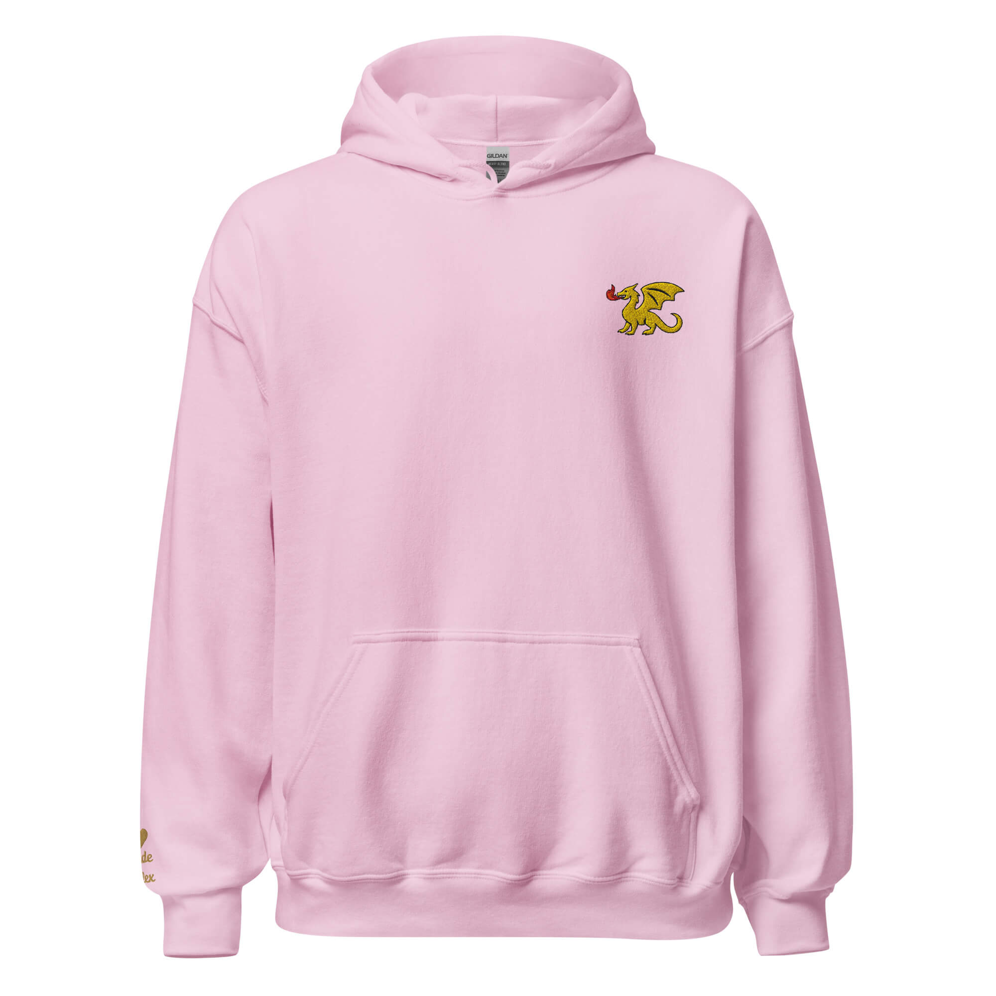 Dragon Hoodie – Personalized Embroidered Hoodie, Medieval Fantasy Gift for Him or Her