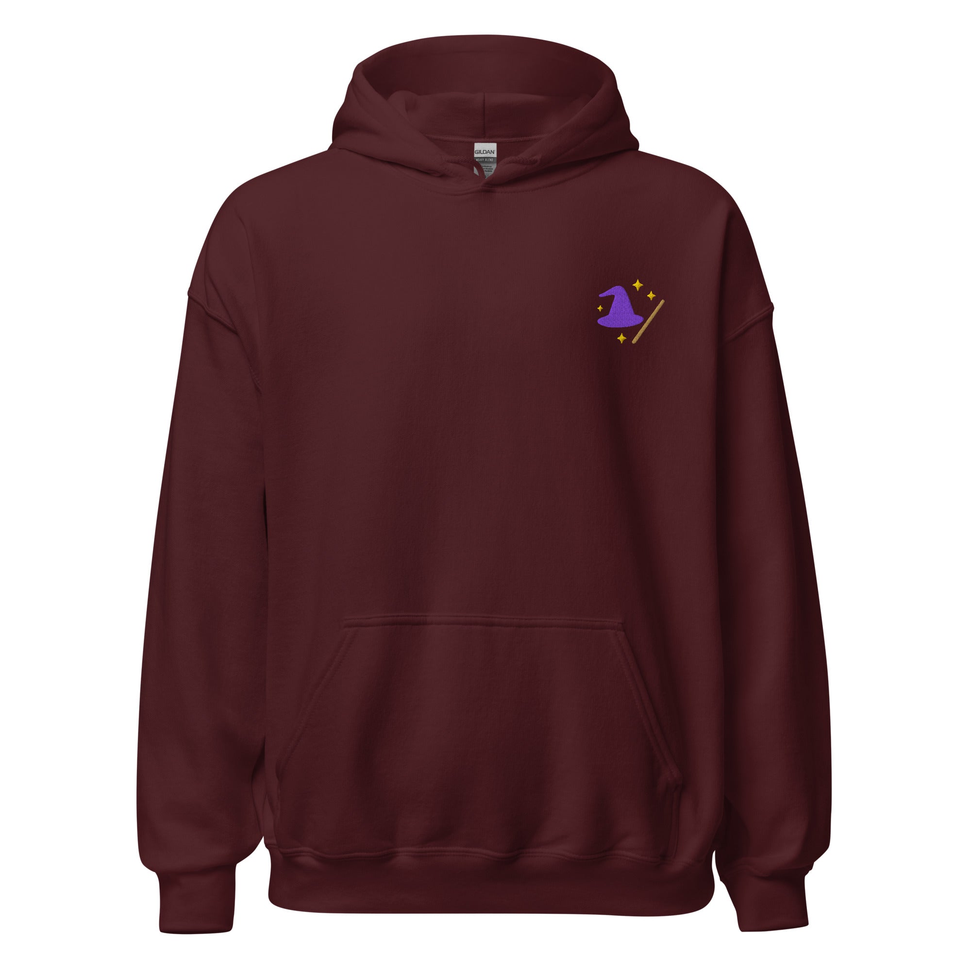 Witch Hat Hoodie – Personalized Embroidered Hoodie, Halloween or Fantasy Gift