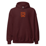 Spooky Season Pumpkin & Bat Hoodie – Personalized Embroidered Hoodie, Halloween Fall Gift