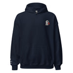 Ghost Sipping Soda Halloween Embroidered Unisex Hoodie
