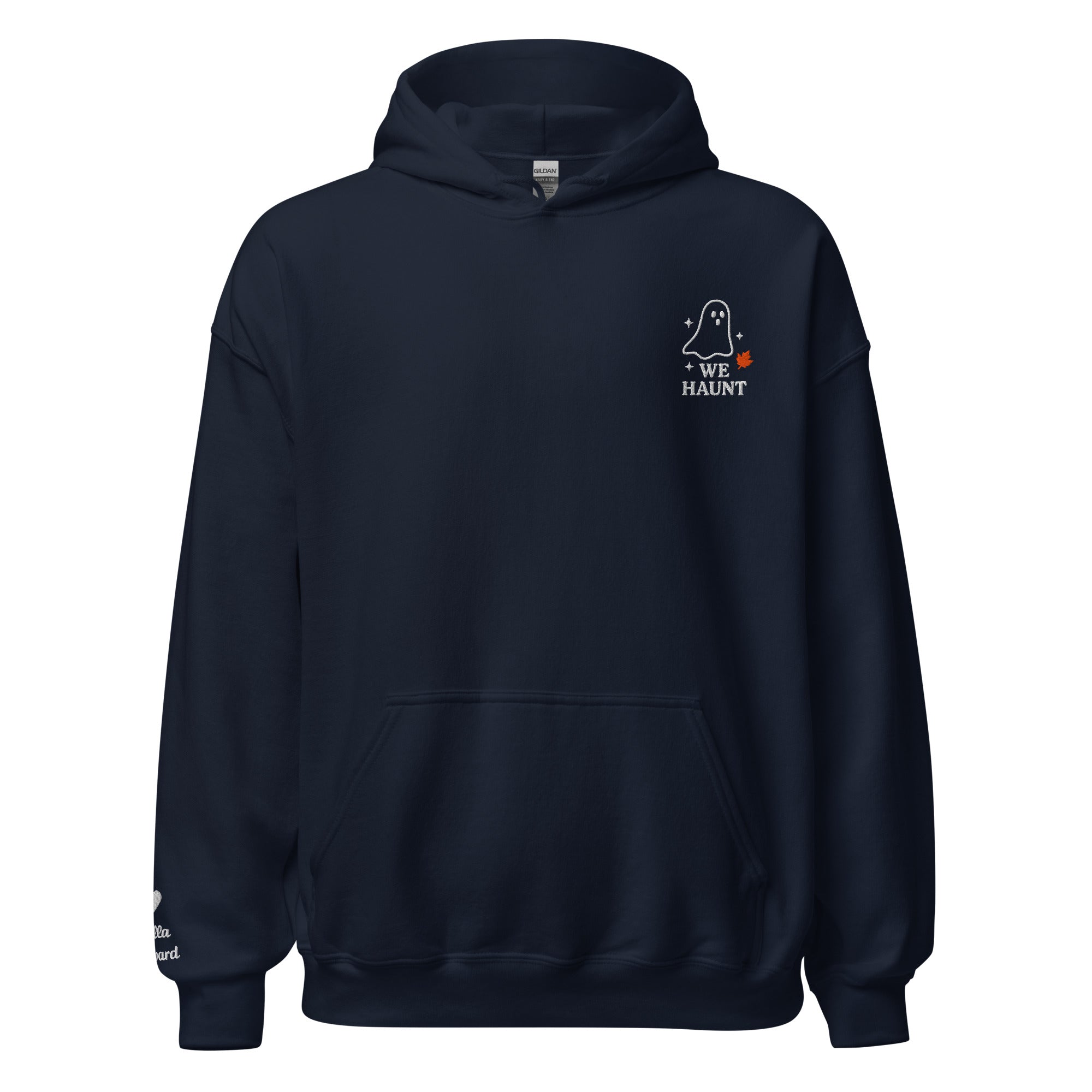 We Haunt Together Matching Hoodies – Personalized Embroidered Hoodie, Halloween Couples or Friend Gift
