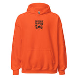 Spooky Season Pumpkin & Bat Hoodie – Personalized Embroidered Hoodie, Halloween Fall Gift