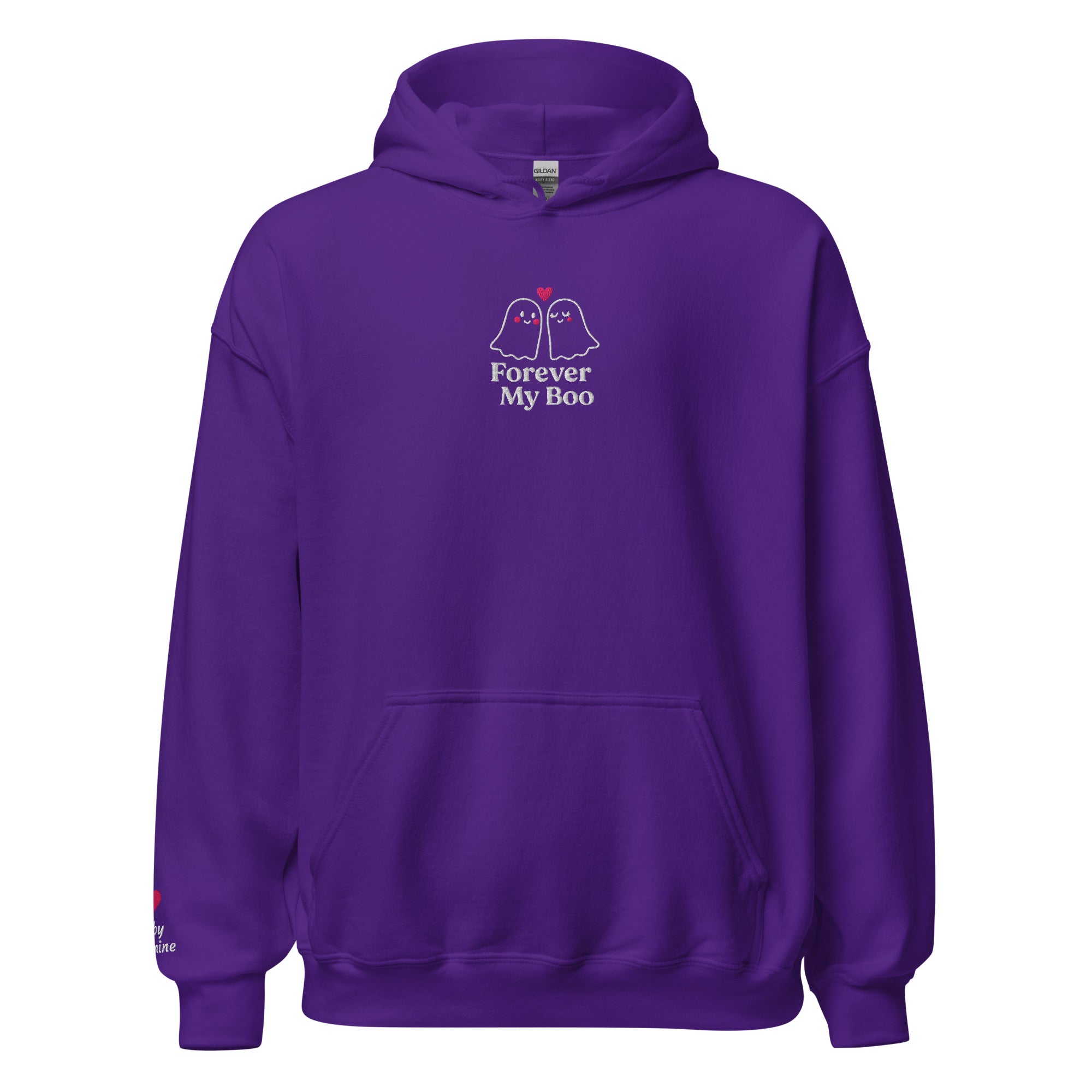 Forever My Boo Hoodie – Personalized Embroidered Hoodie, Halloween Couples Gift